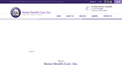 Desktop Screenshot of hhcare.net